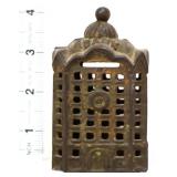 Vintage cast iron Bank coin bank