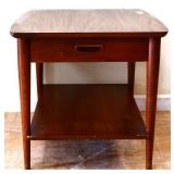 MCM Lane 1 drawer end table see photos