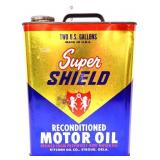 Vntg 2gal Super Shield Motor Oil can