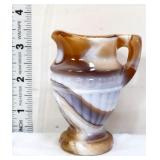 Vntg chocolate slag 3in creamer