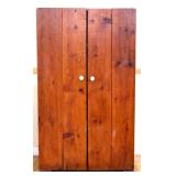 Primitive 2 door pantry cabinet