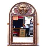 Heavy 42x66 moon & stars decorator mirror