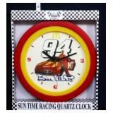 Bill Elliot McDonalds clock in org box