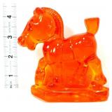Vntg IG amberina Joey The Horse 4in figure