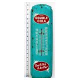 Vntg metal 5.5x17 Double Cola thermometer