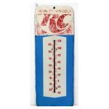 Vtg metal 9.5x25.5 RC Cola thermometer