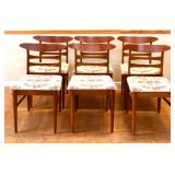 Set of 6 MCM dining chairs