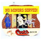 Vntg 12.5x11 FOC No Minors Cook