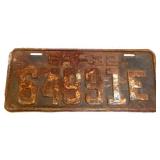 1932 Georgia license plate