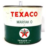 Vntg 5lb Texaco Marfak O grease can