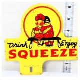 Vntg 6.25x6 Enjoy Squeeze tag topper