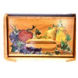 Vintage wood bread box