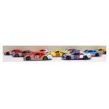 Lot of 9 die cast race cars