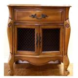 Vintage French 1 drawer 2 door nightstand