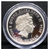 6.0oz American Bald Eagle silver round