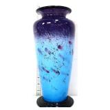 13in purple to blue gradiant vase