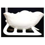 Milk glass sleigh