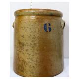 Vntg 6 gal pickle crock see photos
