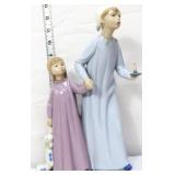 Lladro Children In Nightshirts figure