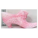 Fenton rosalene hobnail shoe