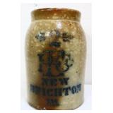 Vntg 2 gal New Brighton PA churn see pics