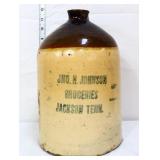 Vntg Jno Johnson Jackson TN whiskey jug see pics