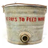 Vntg Pays To Feed Wayne