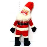 Vintage 15in rubber face Santa figure