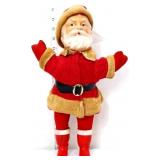 Vintage 15in rubber face Santa figure