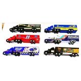Lot of 6 die cast semi trucks