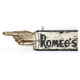 Vntg wood 26x7 Romeo