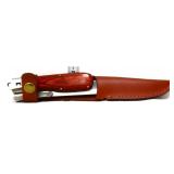 Folding 9in lock blade knife w/ sheath