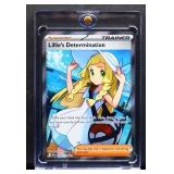Pokemon Lillie's Determination Trainer card