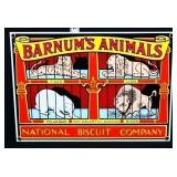 Porcelain 7.75x11.25 Barnum's Animals sign