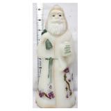 Fenton 9in Santa's List figure w/ berries