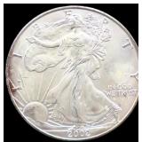 2002 silver eagle coin