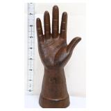 Cast iron jewelry hand