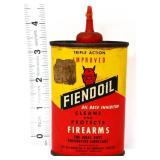 Vntg 3oz Fiendoil oiler