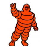 Porcelain 6x8 Michelin Man sign