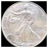 2000 silver eagle coin