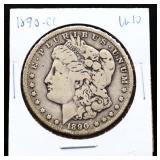1890 Carson City Morgan silver dollar