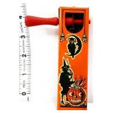 Vintage tin litho Halloween noise maker