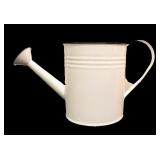 White watering can