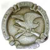 Metal NRA belt buckle