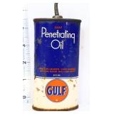Vntg 4oz Gulf Penetrating oiler