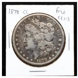 1878 Carson City Morgan silver dollar