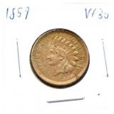 1859 indian head penny