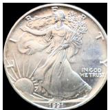 1991 silver eagle coin