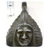 Metal Indian Motorcycle paperweight