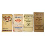 Lot of 4 vintage paper adv items